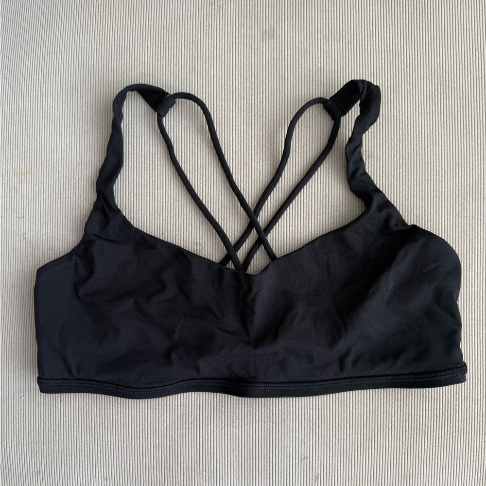 Black Strappy Women's Bralette